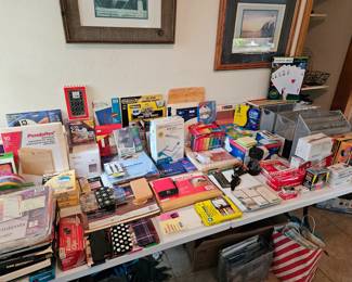 Office supplies and games