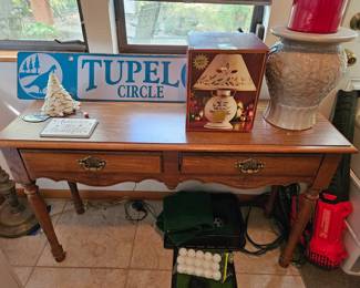 Console table, Lenox Christmas and more
