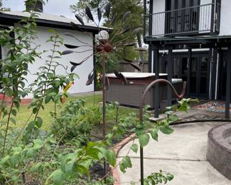 Large Outdoor Metal Wind Spinners with Stake