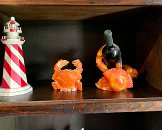 Crab Wine Bottle Holder