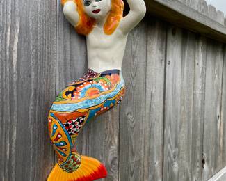 Ceramic Garden Mermaid