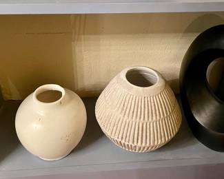 Lovely vases and modern decor