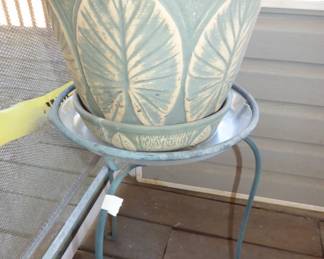 Large Robinson Ramsbottom Clay Pot with saucer
