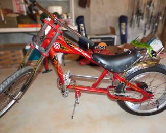 The COOLEST Schwinn Sting Ray Bicycle with Saddle Bag and matching gloves (See Next 3 pics)