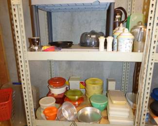 Vintage Tupperware & other storage containers, New in Box GE Roaster
