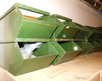 Metal bins (2 different sizes) See Next Pic