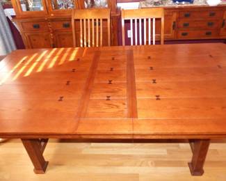Table Top of Mission Style Dining Table