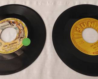 Vintage 45's Jerry Lee Lewis & Ray Stevens