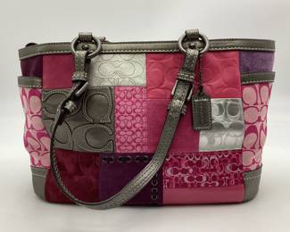 Coach Signature Patchwork Bag