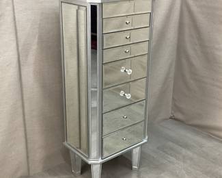Mirrored Jewelry Chest