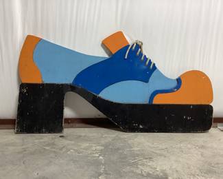 Large Wooden Shoe Cutout