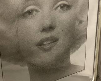 Bert Stern (1929-2013) Marilyn Monroe Screen Print on Silver Foil