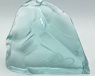 Hovmantorp Sweden Iceberg Art Glass