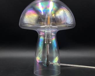 Opalescent Mushroom Lamp