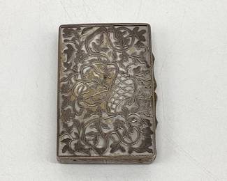 800 Silver Cigarette Case