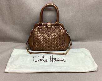 Cole Haan Bronze Metallic Purse