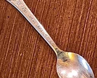 Sterling New York Worlds Fair spoon. Several other travel spoons in Sterling.