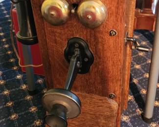 Antique telephone. Not a reproduction 