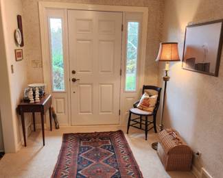 Gorgeous rugs and decor throughout the home. 