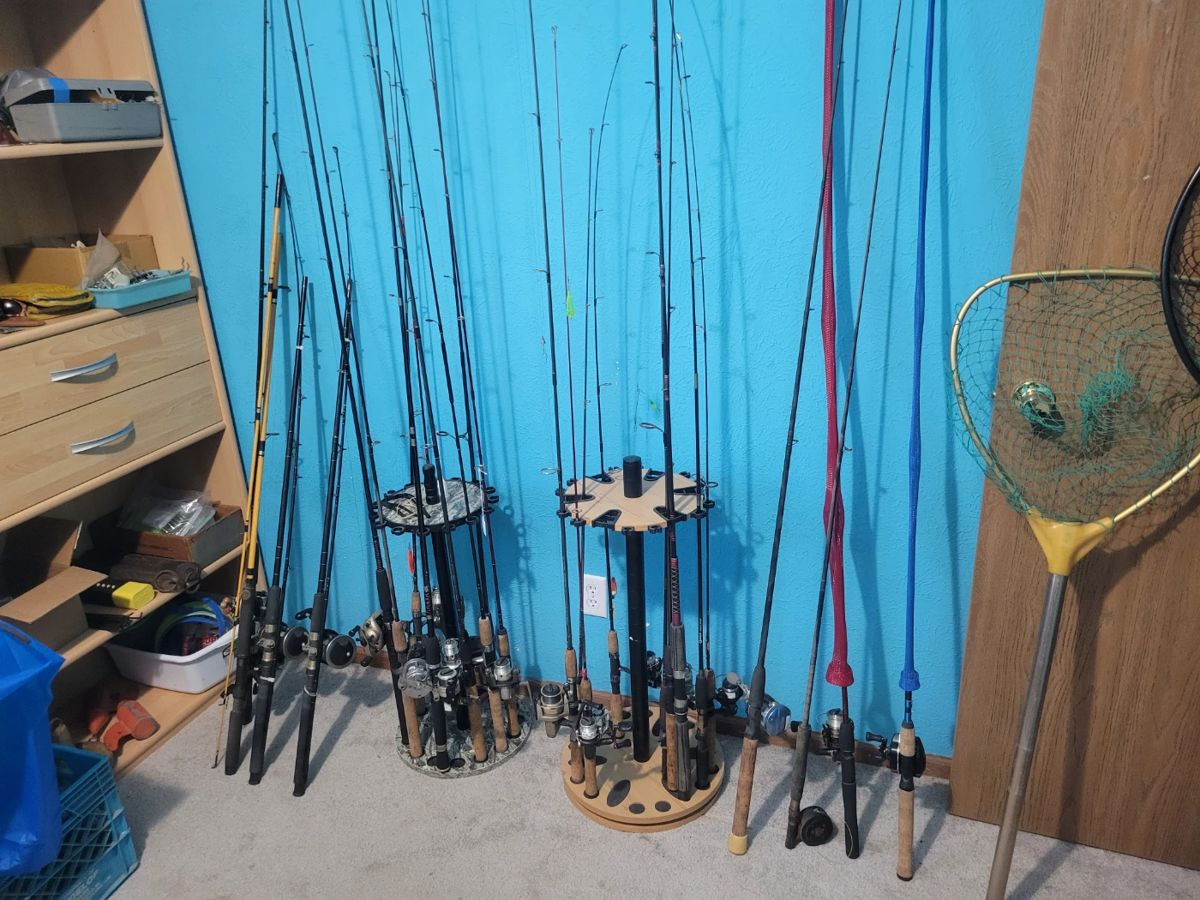 Nice fishing poles