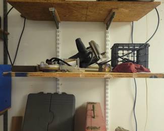 Electric metal saw on top