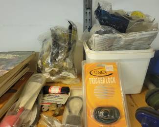 Locks and safety glasses