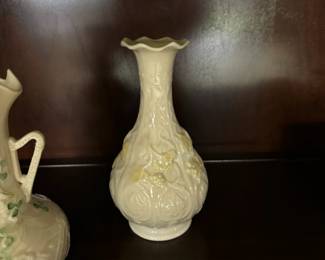 Belleek Irish porcelain vase.
