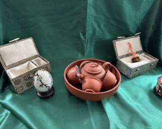 Asian inspired items.