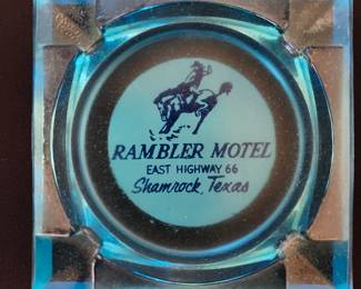 Vintage Rambler Motel ashtray