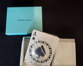Tiffany & Co playing cards. Made in Spain - very limited rare print run.