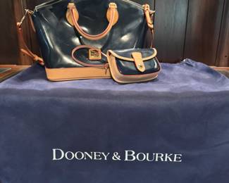 Dooney and Bourke 'dome bag' and wristlet.