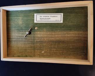 Vintage German chalet music box. Works!