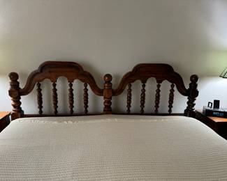 King sized headboard and mattress/ box springs