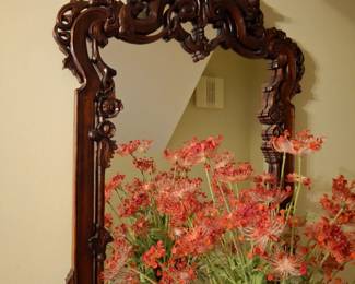 Vintage Carved Mirror