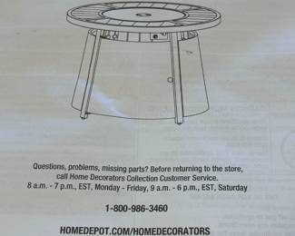 Round Propane Outdoor Firepits New in Box