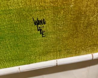 Signed by Wing Lee
