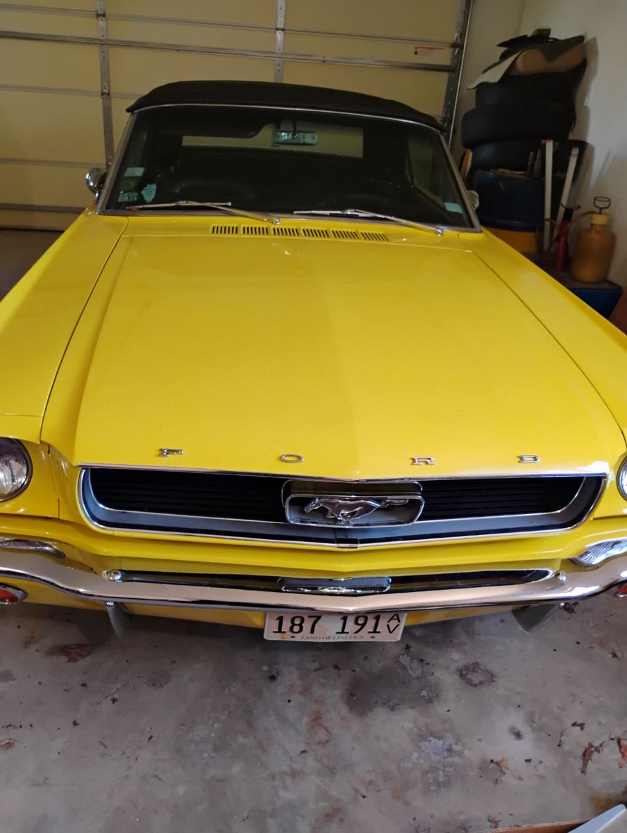 1966 MUSTANG CONVERTIBLE $34,000