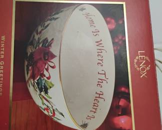 LENOX CHRISTMAS BOWL