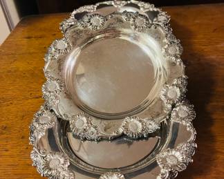 12 pc Sterling snack plates