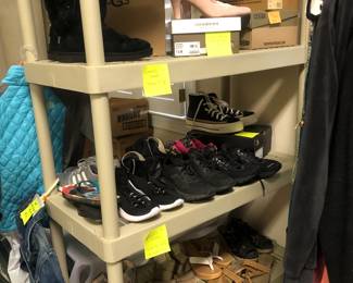 Women's shoes in mostly size 6, 6.5, 7, 7.5 and 8. Many new and worn only once or twice.