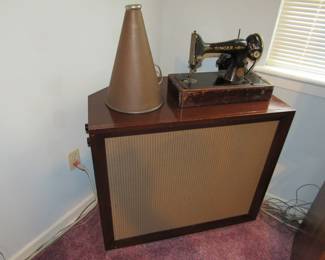 Pair of MCM large corner speakers