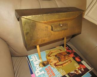 Brass mailbox