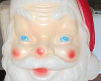 Empire blow mold Santa face