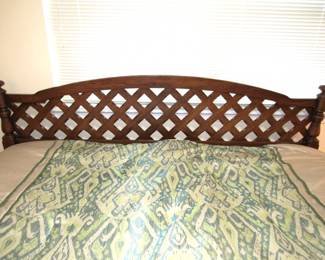 Matching MCM king bed