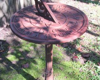 Iron sun dial