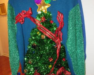 Winner of the ugly X-mas sweater contest