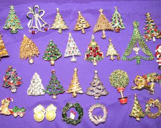X-mas brooches