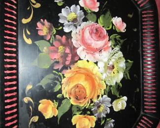 Vintage Hand Painted Tole