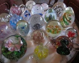 Glass Paperweight Collection