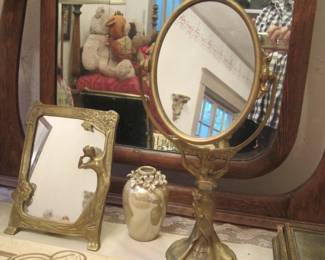 Art Nouveau Vanity Mirrors (Lady of the Lake)